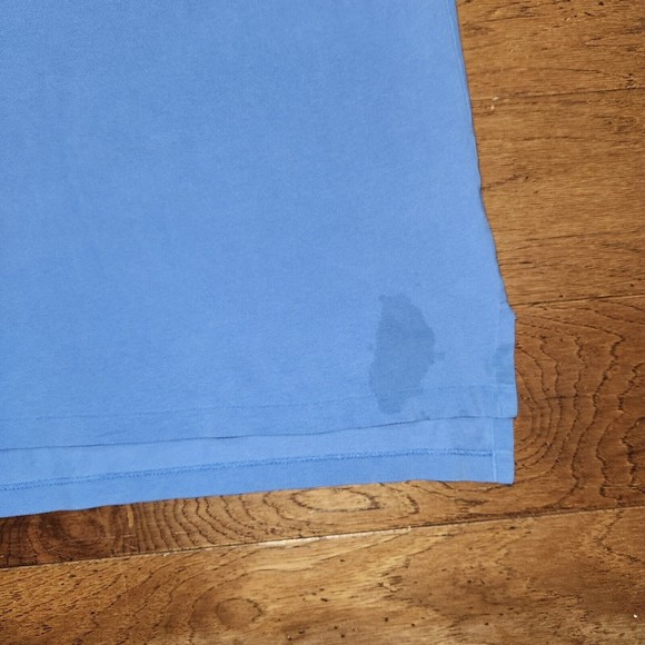 Polo Ralph Lauren Cotton Mesh Polo Shirt Mens Sz 2XB Big Blue - Picture 5 of 9